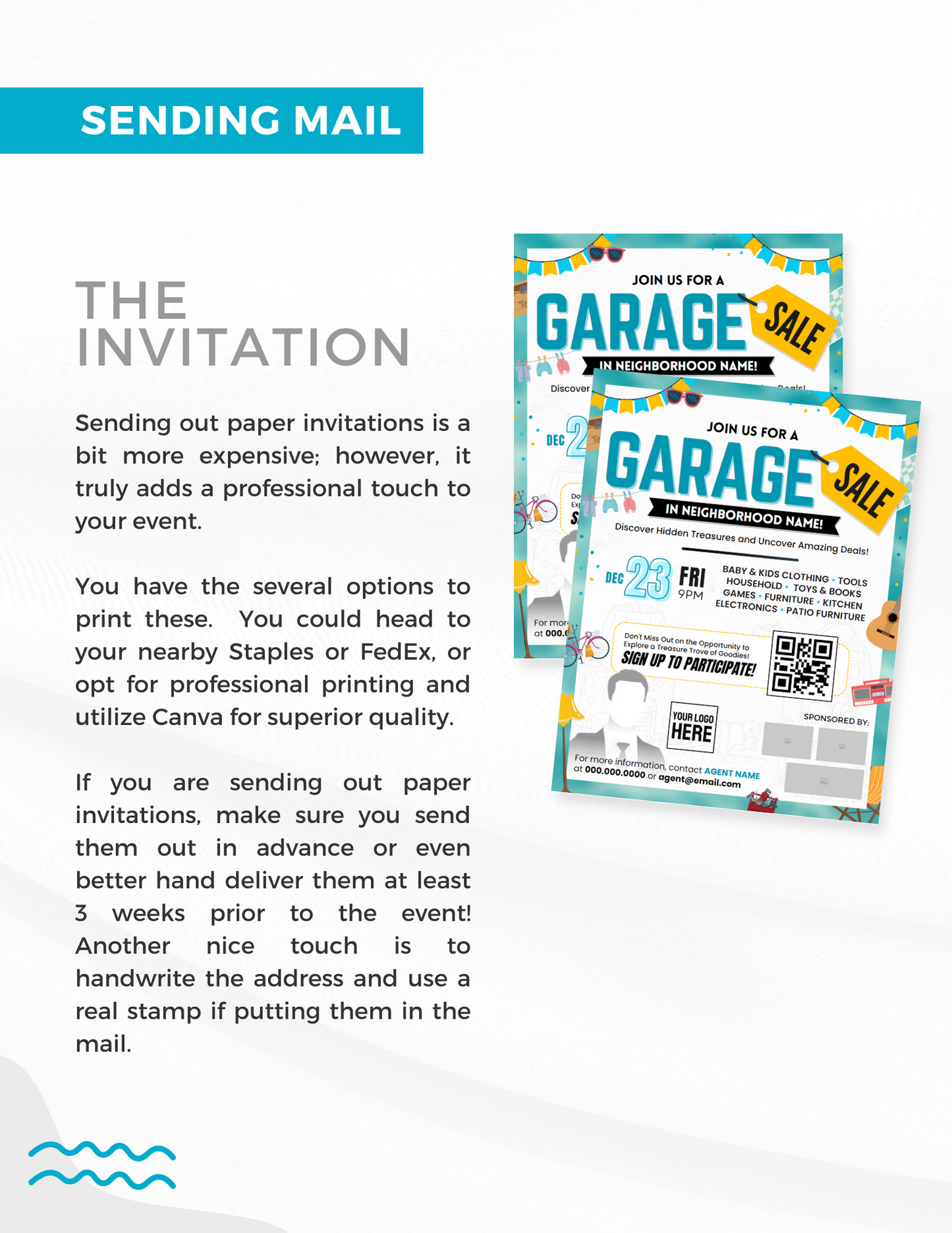 Community Garage Sale -  Agent Event Guide