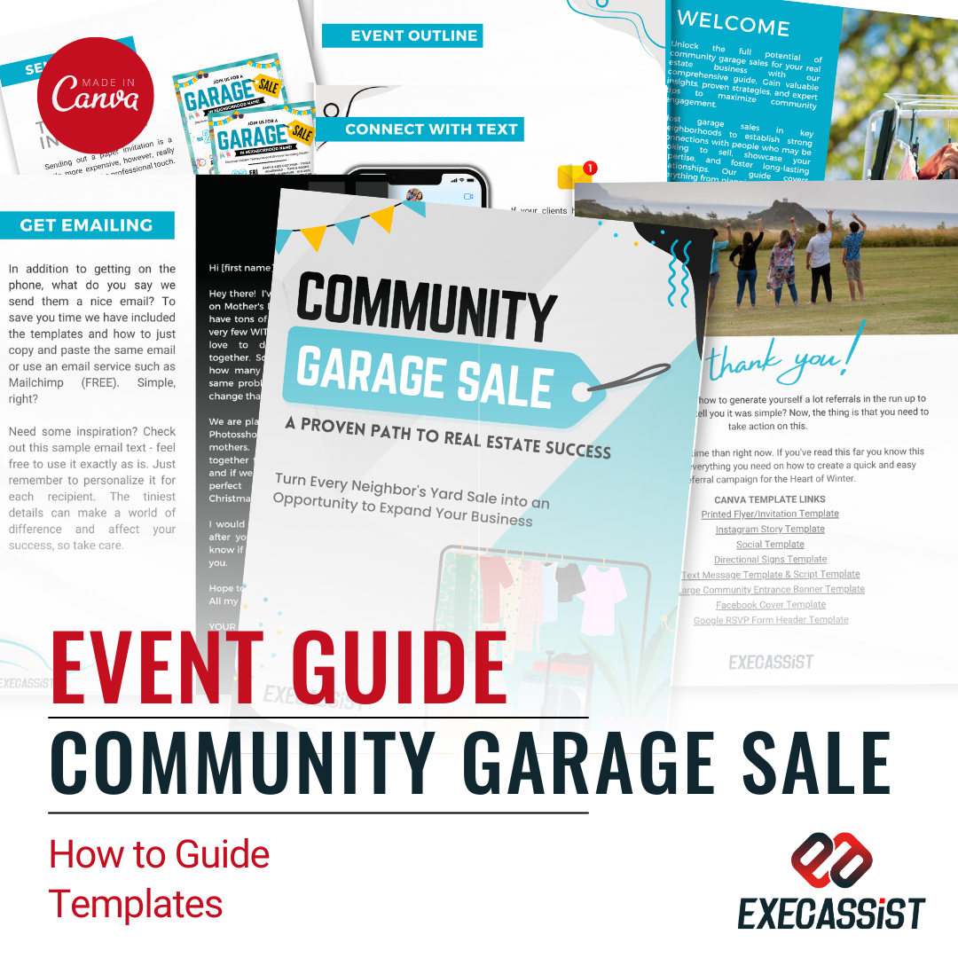 Community Garage Sale -  Agent Event Guide